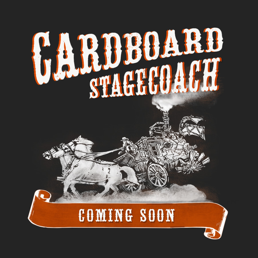 Cardboard Stagecoach